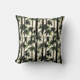 Bamboo på Beige Kudde