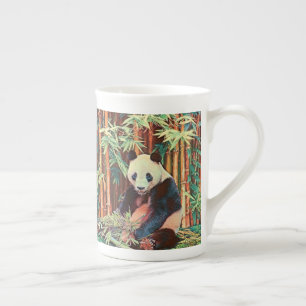 Bamboo Panda Benporslin Mugg