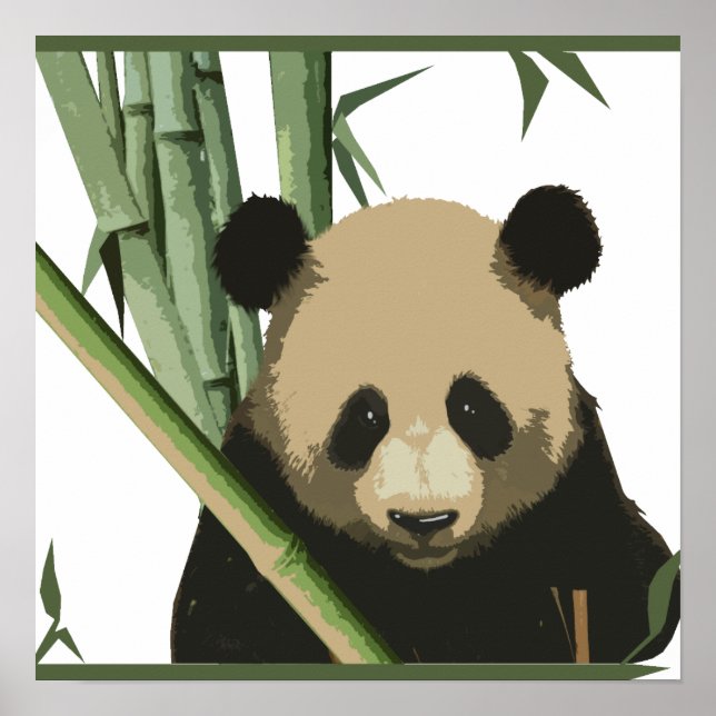 Bamboo Panda Poster (Framsidan)