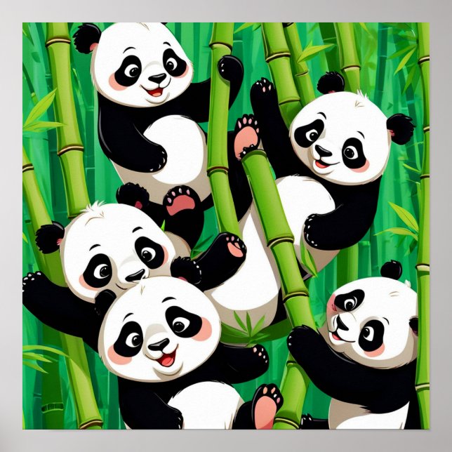 Bamboo Panda Poster (Framsidan)