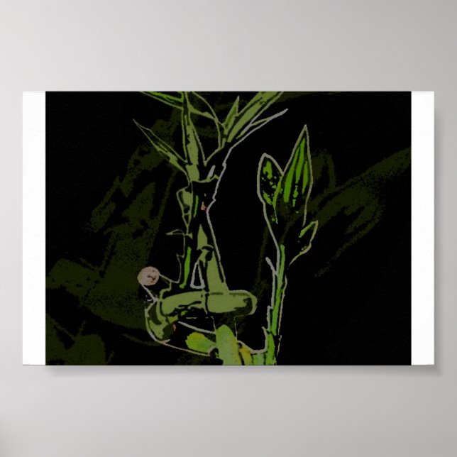Bamboo Plant Poster (Framsidan)