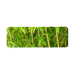 Bamboo Returadress Etikett
