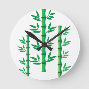 Bamboo Rund Klocka