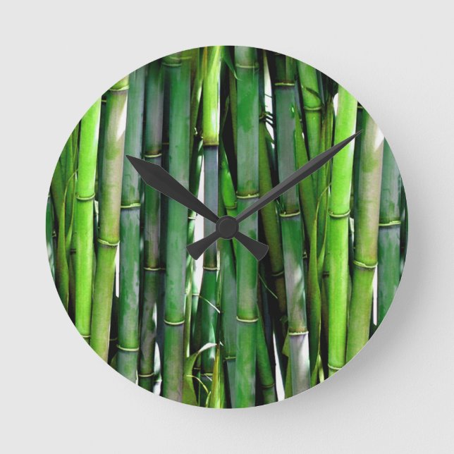 BAMBOO RUND KLOCKA (Framsida)