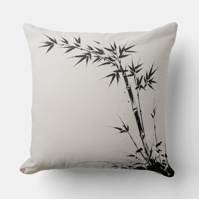 Bamboo Serenity Pillow Kudde (Framsida)