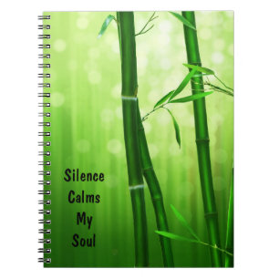 Bamboo - Silence Lugns My Soul Anteckningsbok Med Spiral