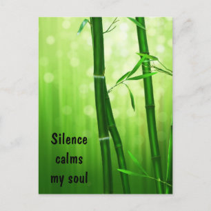 Bamboo - Silence Lugns My Soul Vykort