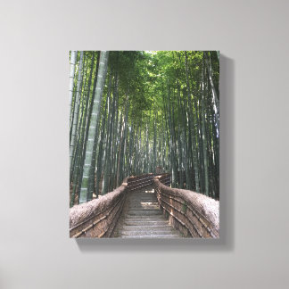 Bamboo-skogen Canvas Kyoto Japan