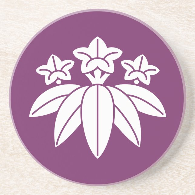 Bamboo-stil gentian underlägg (Framsidan)