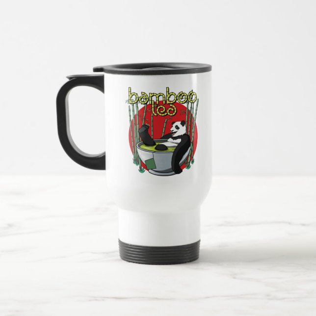Bamboo Tea Drinker Panda Resemugg (Vänster)