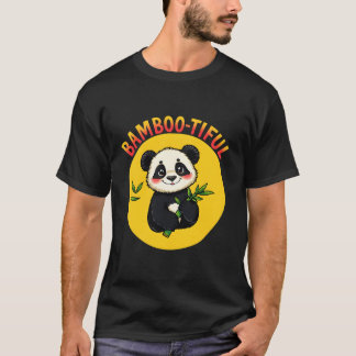 ''Bamboo-tiful'' funny and cute panda T Shirt