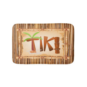 Bamboo Tiki Design Badrumsmatta