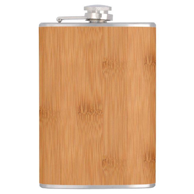 Bamboo Toast Wood Grain-utseende Fickplunta (Framsidan)