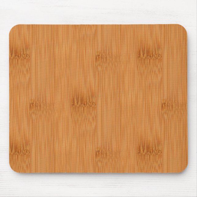 Bamboo Toast Wood Grain-utseende Musmatta (Framsidan)