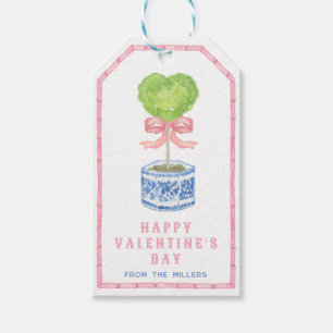 Bamboo Topiary Garden Chinoiserie Valentines Da Presentetikett