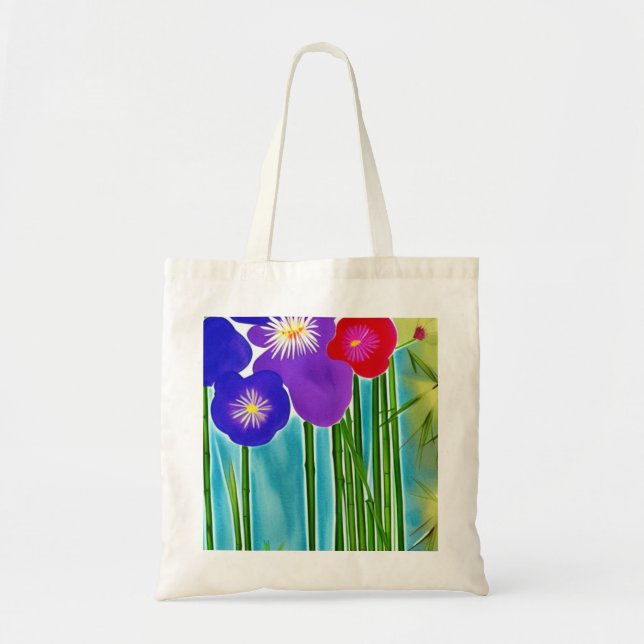 Bamboo Tote Bag Tygkasse (Framsidan)