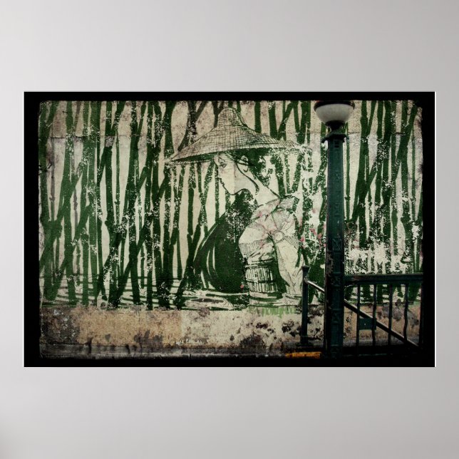 Bamboo Tunnelbanan Geisha Poster (Framsidan)