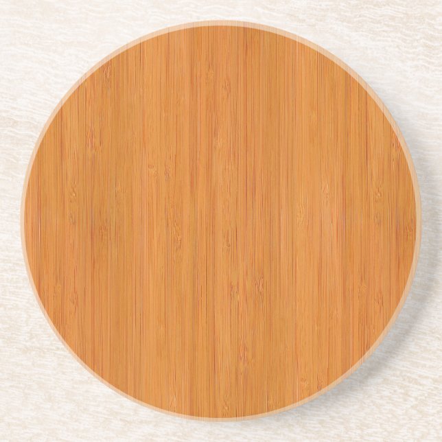 Bamboo Wood Grain Titta Underlägg Sandsten (Framsidan)