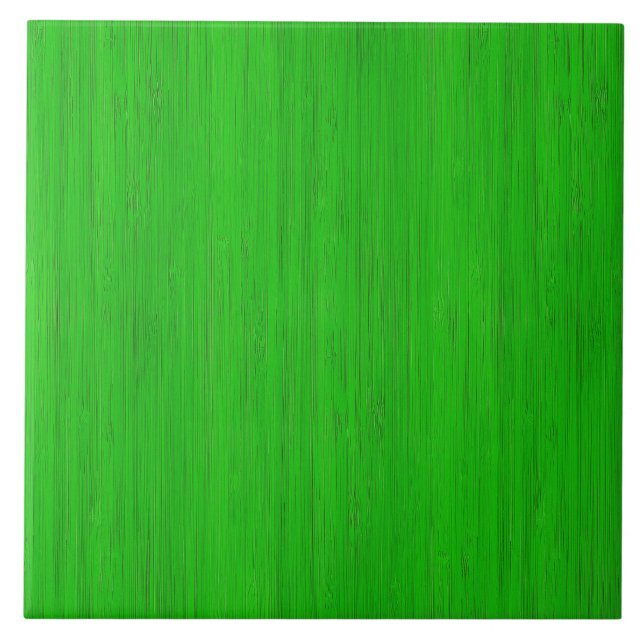 Bamboo Wood Grain-utseende för Bright Grönt Kakelplatta (Framsidan)