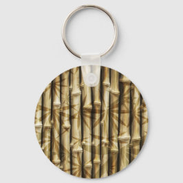 Bamboo Wood Struktur Nyckelring