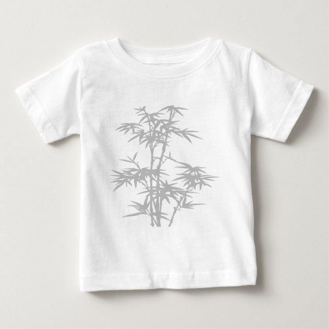 Bamboo Zen Japansk design T Shirt (Framsida)
