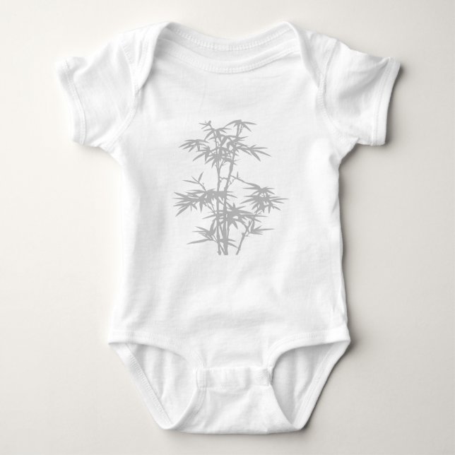 Bamboo Zen Japansk design Tee Shirt (Framsida)