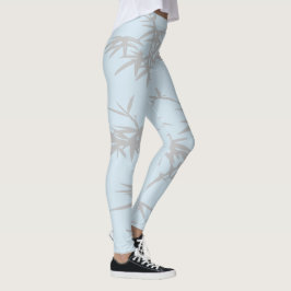Bamboo zen på is himlar leggings