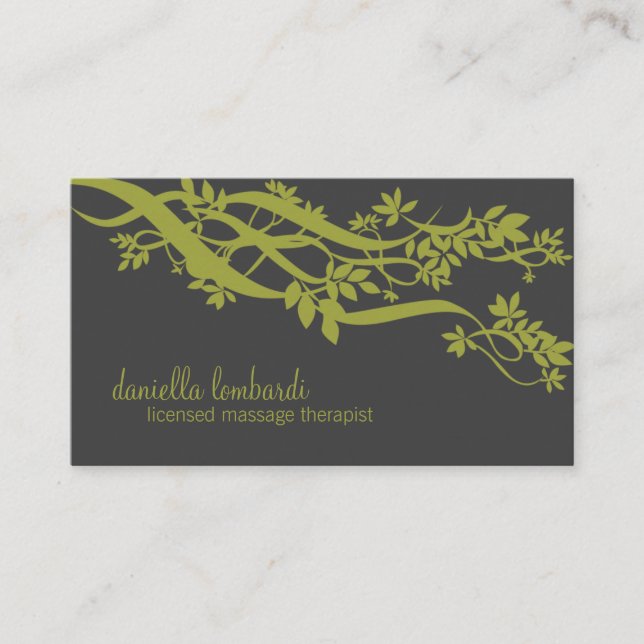 Bamboo Zen Visitkort (Framsida)