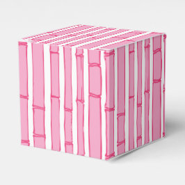 Bambooey Bambu-ränder i Rosa Presentaskar