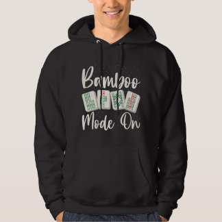 Bambooläge på design för en Mahjong Nerd Hoodie