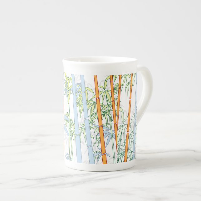 Bambu 3 benporslin mugg (Framsida höger)