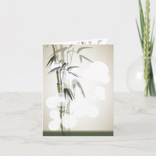 Bambu Blank Notecard Kort