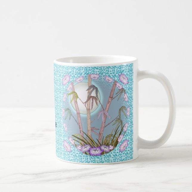 Bambu Lotus Måne Kaffemugg (Höger)