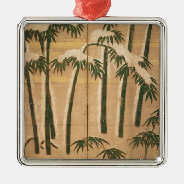 Bambu Momoyama period Julgransprydnad Metall (Framsidan)