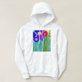 Bambu och Hibiskus Hoodie