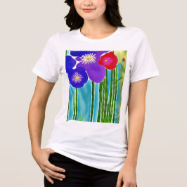 Bambu och Hibiskus T Shirt
