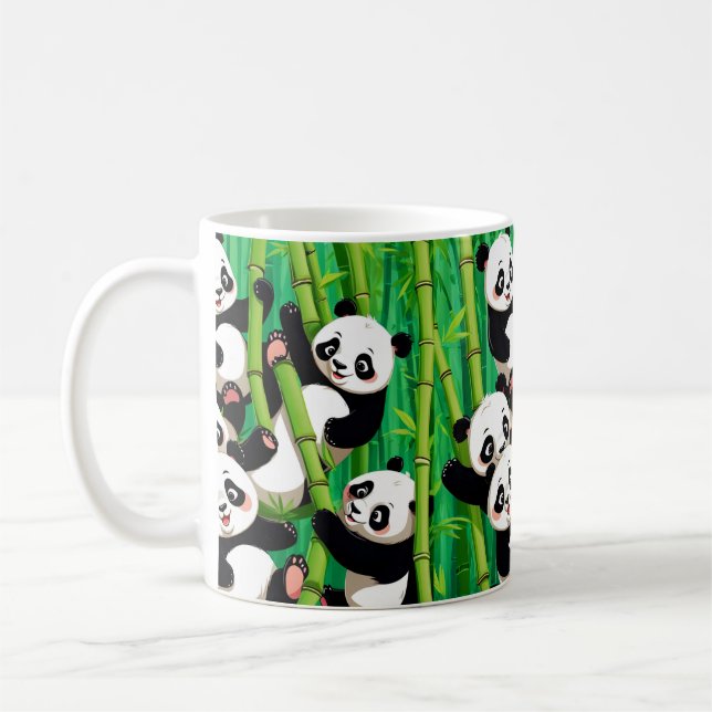 Bambu Panda Kaffemugg (Vänster)