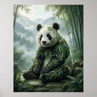 Bambu Panda Sinnesro Poster