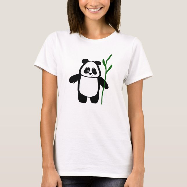 Bambu Pandadamtshirten Tee (Framsida)