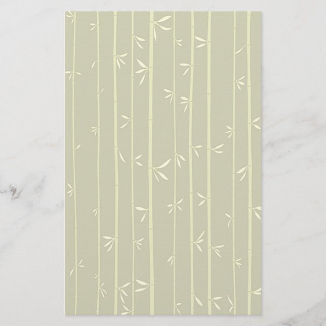 Bambu-pappervaror Brevpapper (Framsida)