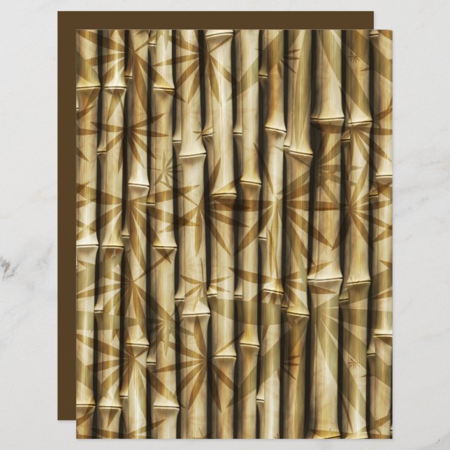 Bambu Scrapbook 22 Papper bakgrund (Fram/baksida)