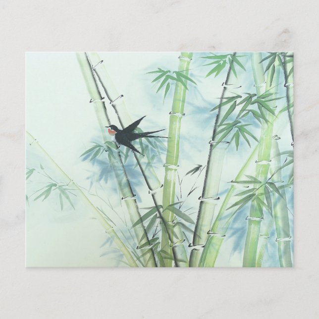 Bambu skog - grön (Framsida)