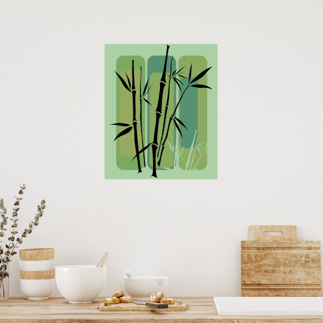 Bambu skog poster (Kök)