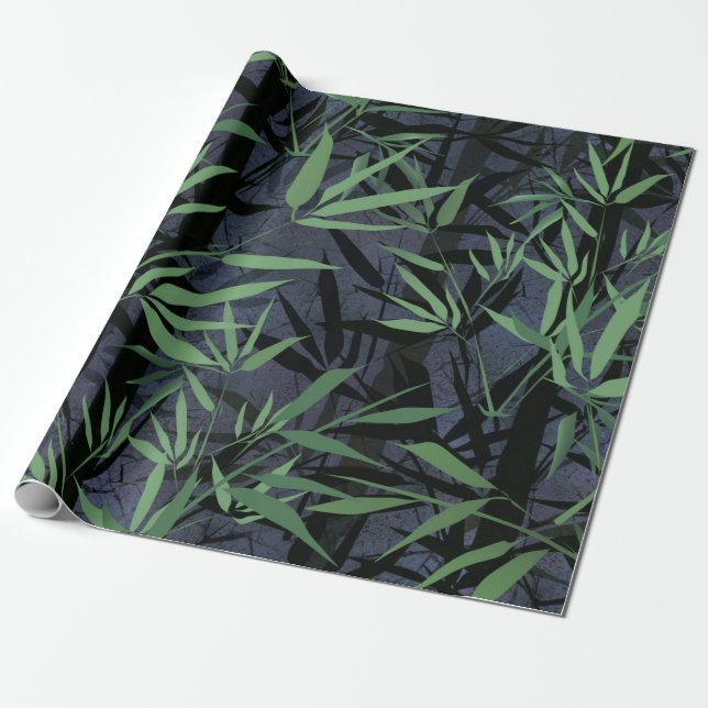 Bambu skog. presentpapper (Utrullad)
