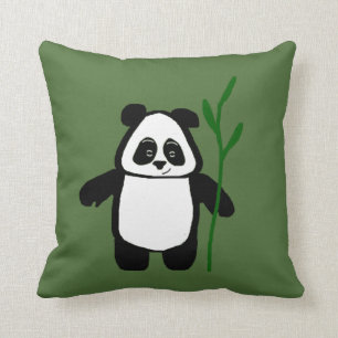 Bambu som pandaen dämpar kudde