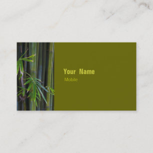Bambu Visitkort