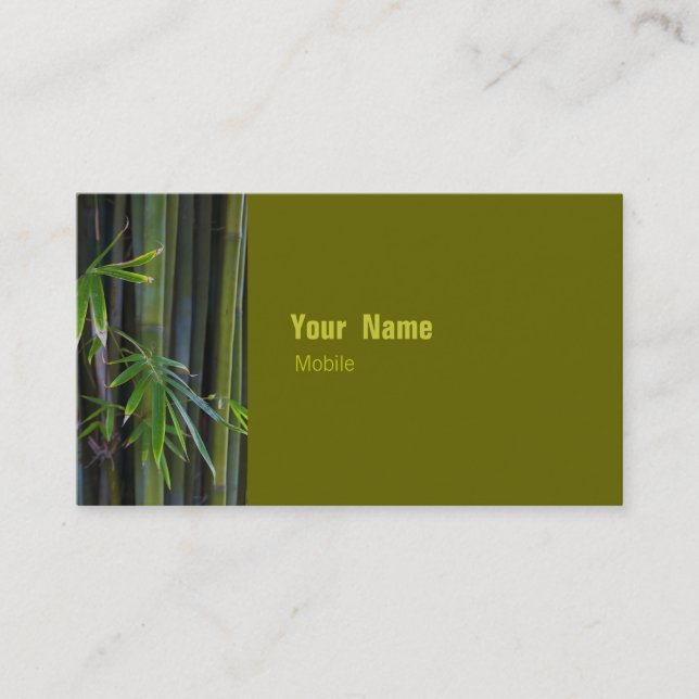 Bambu Visitkort (Framsida)
