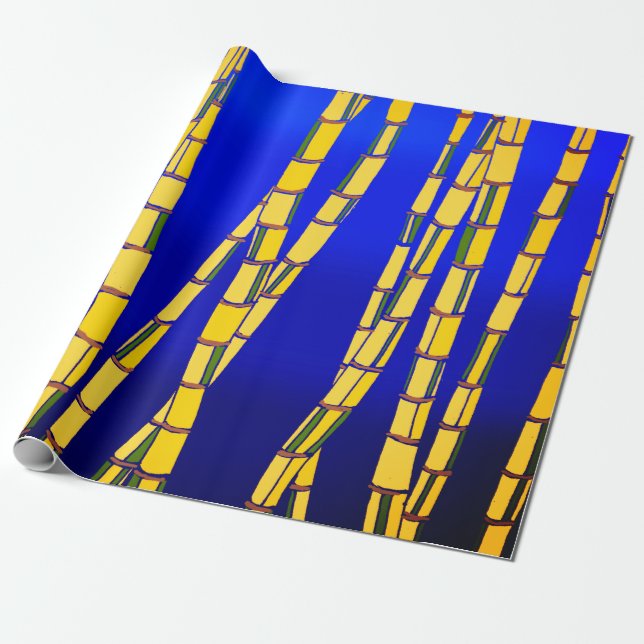 Bambu Wrapping Papprare Presentpapper (Utrullad)