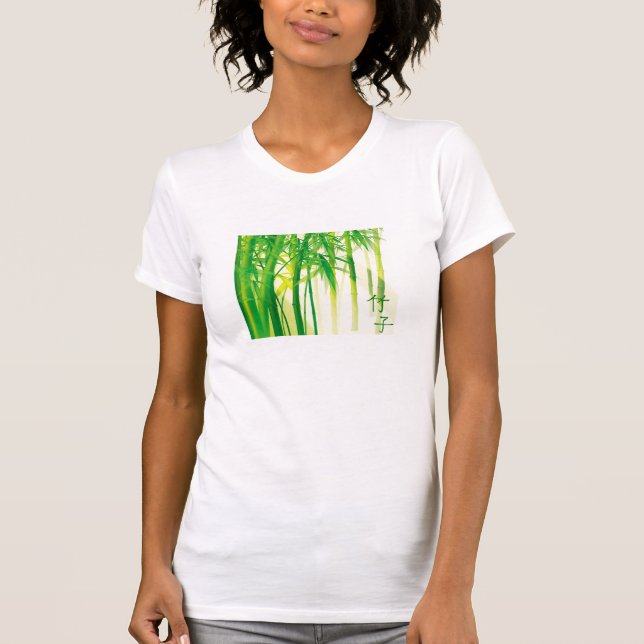bambubildskjorta t-shirt (Framsida)