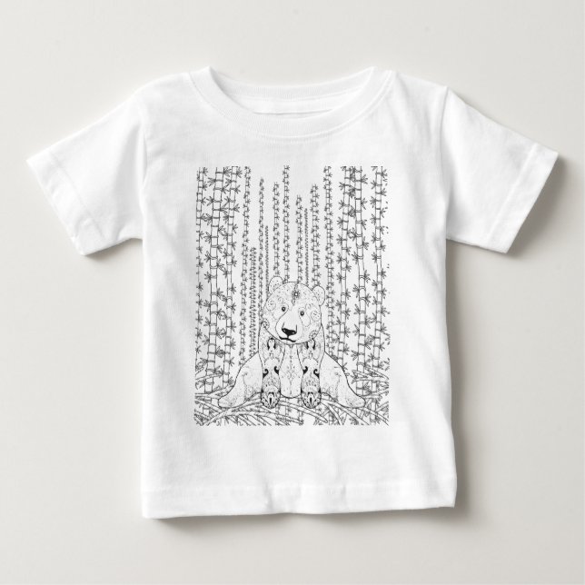 BambuPandaklotter Tee Shirt (Framsida)